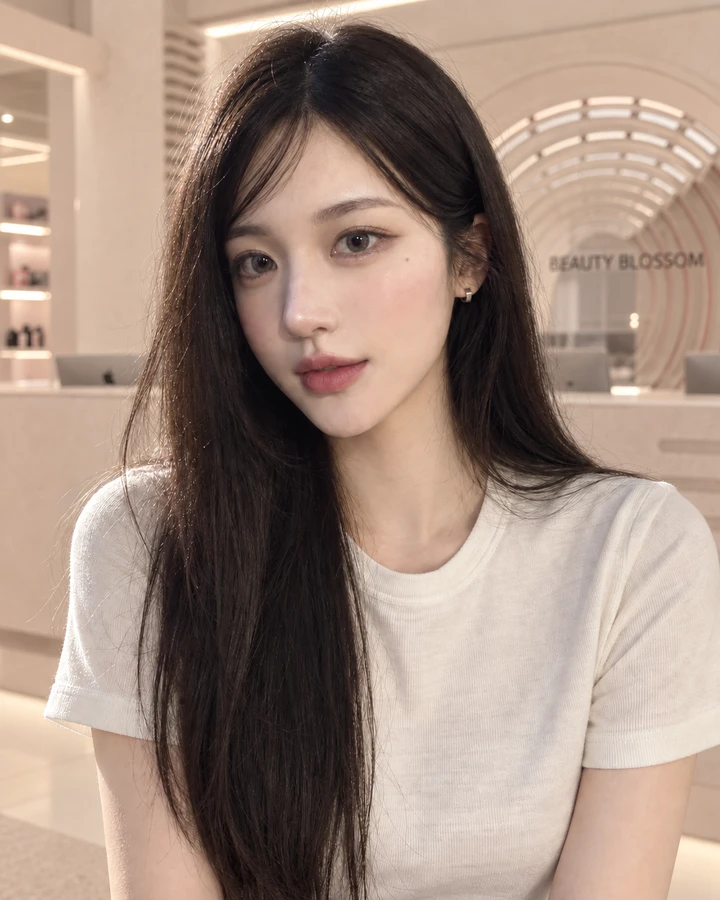 ภาพนางแบบที่สร้างขึ้นสำหรับคู่มือรีจูรันของ Beauty Blossom
