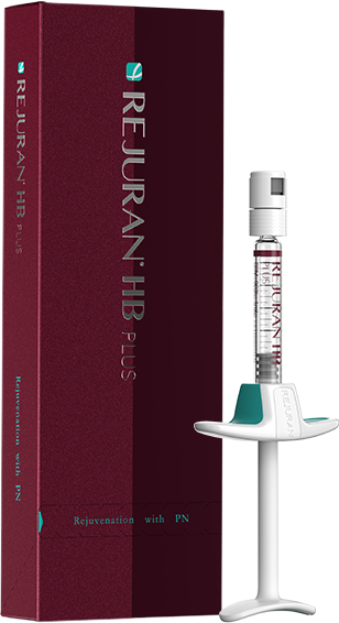 กล่องรีจูรัน HB plus สีเบอร์กันดีและกระบอกฉีดยา