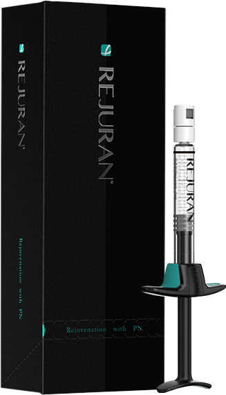 กล่องผลิตภัณฑ์แท้รีจูรัน Healer สีดำและกระบอกฉีดยา